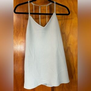 Light Greenish-Grey Strappy Top